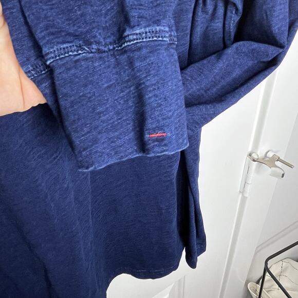 Men's Blue Long Sleeve Tee - Picture 6 of 9